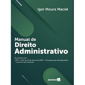 Capa do livro Manual de Direito Administrativo - 1ª edição 2023