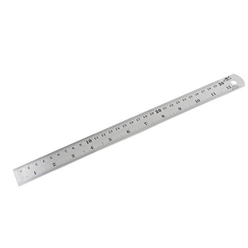 25mm Width Stainless Steel Straight Edge Ruler Measuring Tool 30cm Amazon.in Home Improvement