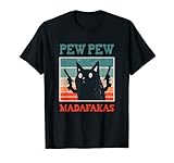 Photo Gallery shirtzshop - maglietta con scritta "pew pew madafakas cat | crazy gatto maglietta Photo Gallery shirtzshop - maglietta con scritta "pew pew madafakas cat | crazy gatto maglietta