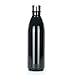 Bottiglia da 750 ml isolata in acciaio inox, elegante bottiglia isolata, mantiene calda e fredda, coperchi 100% a tenuta stagna, colore nero, 750 ml