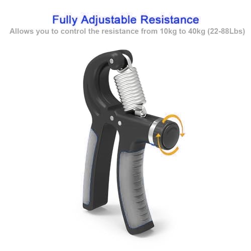 Image of (Model : Training) Pack of 1 (One Piece) R Shape with Hand Gripper Wrist Exerciser Fitness Foam Hand Grip for Gym Stretching Hand strengtheners for Men Women