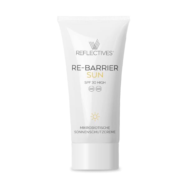 REFLECTIVES® Re-Barrier Sun SPF30 Sonnencreme (100ml) - Hoher UV-Schutz, Feuchtigkeitsspendend, Nicht Komedogen
