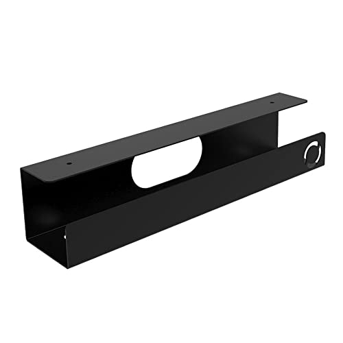 Bandeja Porta Cable Oeveo para Debajo del Escritorio CMT-133 — Hecha en EE.UU., Metal Resistente | Fácil Instalación, Organiza y Oculta Cables, Regletas y Adaptadores — 14L x 3A x 3H pulgadas (Unidad)