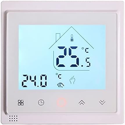 AC603H WLAN Smart Thermostat CALORIQUE - für elektrische Fußbodenheizung, programmierbar, 16A, App-Steuerung, kompatibel mit Alexa & Google Assistant, Tuya