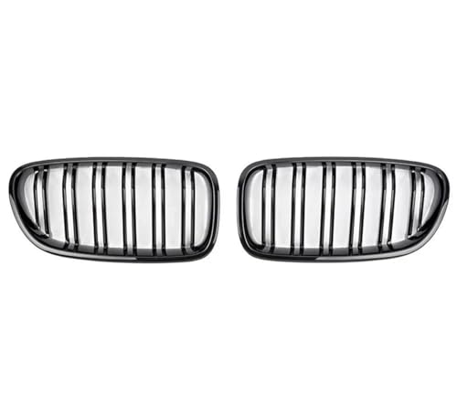 Gril de rein pour BMW F10 F11 look sport double ligne noir brillant pour Série 5