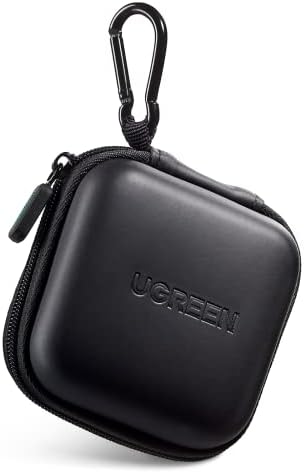 UGREEN Earphone Case Compatible with AirPods, AirPods Pro, iPhone Headphones, Wireless Earbuds, in-Ear Headphones, Headphone Case, EVA Travel Electronics Organiser, Small Hard Case