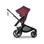 Bugaboo Kangaroo All-Terrain Single-to-Double Tandem Stroller for Infant and Toddler, for Up to Three Kids, XL Wheels, One-Hand Operation, Large Bassinet, XL Underseat Storage (Dark Cherry) - Image 3