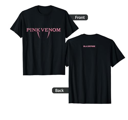 Official Blackpink Pink Venom Logo T-Shirt
