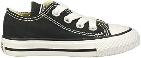 Converse Boy's Chuck Taylor All Star Low Top Shoe, Black, 2 M US Youth | Image 5
