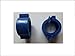 Produktbild 1 paar Plombierschelle Wasseruhr DN 20, 3/4" Form C, Farbe blau, Kettner