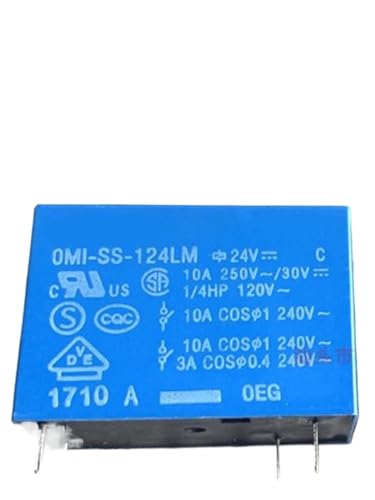 Relais 24V OMI-SS-124LM 24VDC 10A anti arc électrique pour automatisme fiable