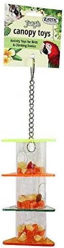 Triple Treat Tower - Durable Interactive Multi-Level Treat Foraging Toy & Accessory - For Sugar Gliders, Rats, Ferrets, Squirrels,…