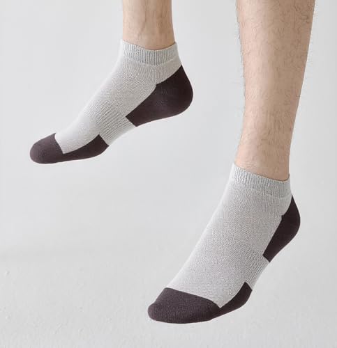 Image of 12-30 Pairs Low Cut Ankle Socks for Men Thin Breathable Casual No Show Athletic Socks Bulk