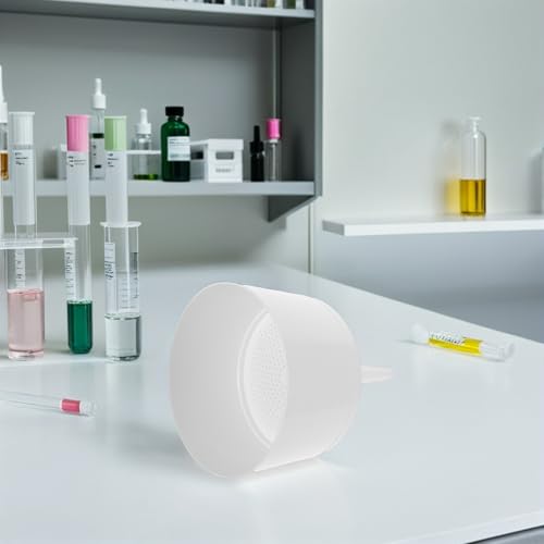 Embudo Buchner plástico blanco para filtración de laboratorio e investigación 6