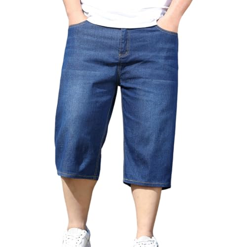 Pantalon de travail d'été décontracté en jean stretch homme