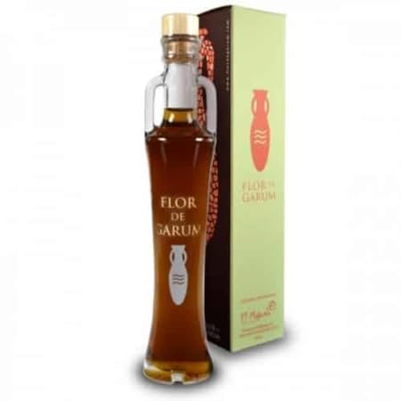 Flor de garum receta romana - No es necesario mantener en frio - De color ambar e intenso aroma - Tarro de cristal -