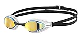 Correas ajustables ARENA Gafas Airspeed Mirror Natación, Unisex Adulto, Yellow Copper, Talla Única