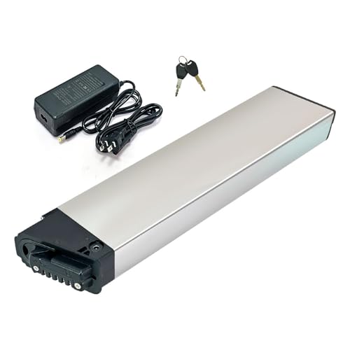 DGLQDC 36V 10.4Ah 13Ah 17.5Ah 48V 10.5Ah Folding E-Bike Battery L410mm DCH-006 Built-in e-Bike Battery Suitable for Folding e-Bikes with 0 to 750W Motors (36V10.4Ah L410mm)