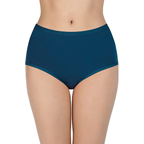 Image of Amante Solid Cotton Full Brief Panty Pack(Pack of 3)