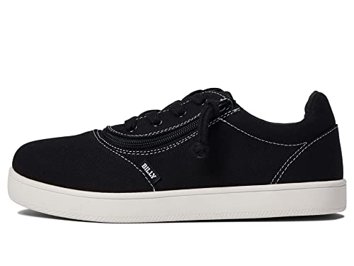 BILLY Footwear Sneaker II – Shoes for Kids – Man-Made Upper, Lining, Insole – Lightweight Canvas Black 10 M