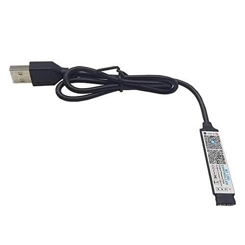 Mini RGB Bluetooth Controller Music LED Light Strip Controller for RGB Band Lights Smart App Control USB 5V 12V 24V
