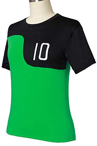 HAOCOS Kids Adult Tennyson Alien Swarm Ryan Kelly Green Synthetic Jacket T-Shirt