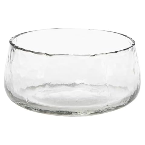 47th & Main Clear Pebbled Glass Bowl Cover