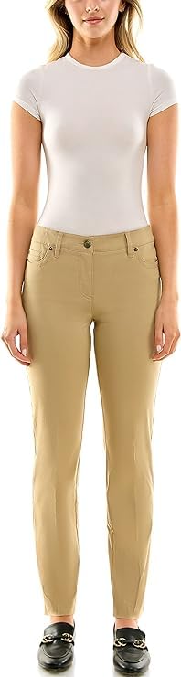 Image of Zac & Rachel Women's Millennium Fabric Pant - Perfectly Designed Woven Stretch Combination That Makes for The Most Flattering