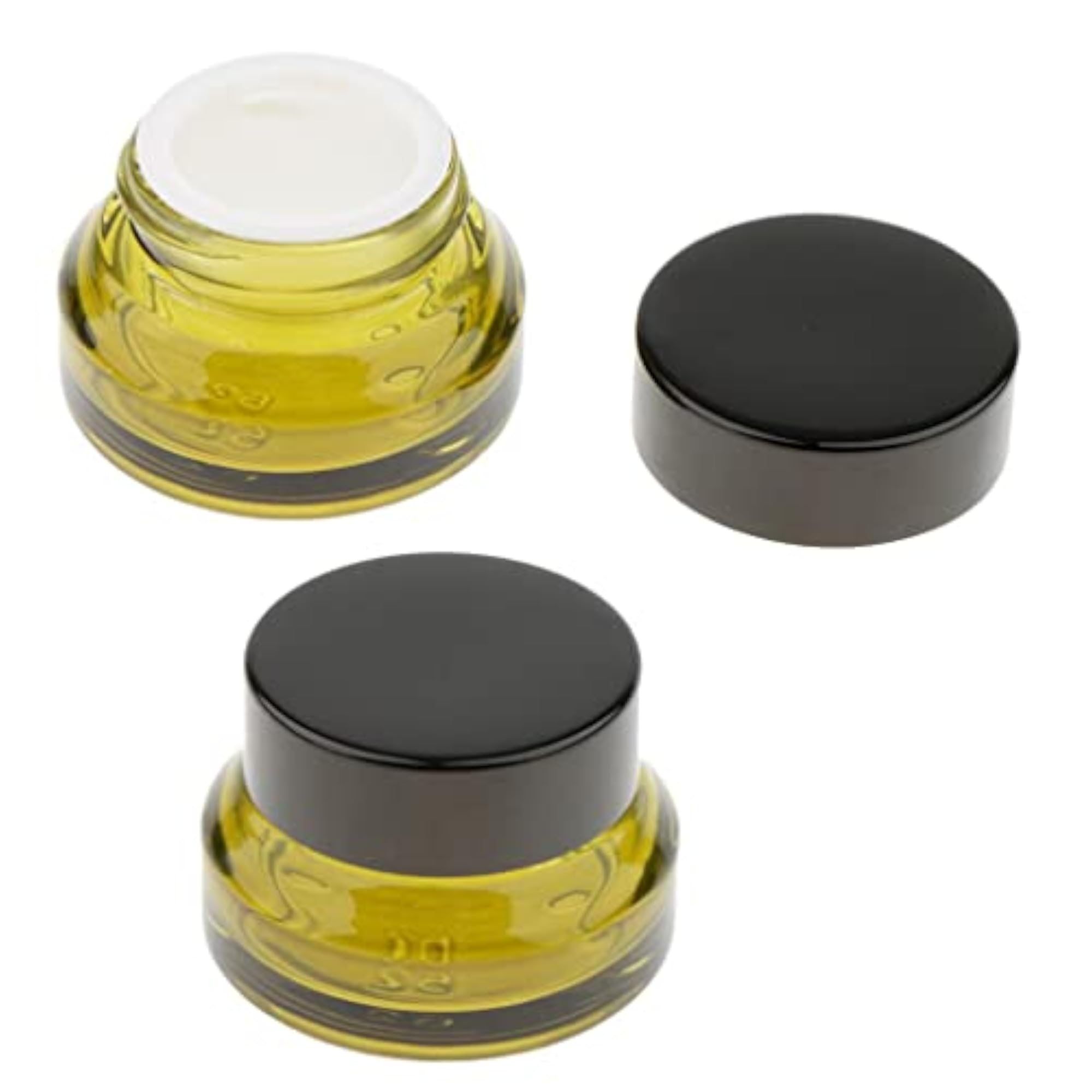 Empty Glass Makeup Container Face Cream Jars
