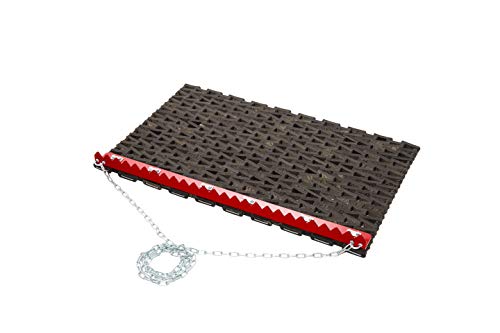 DragLite 3 Ft Infield Drag Mat | (Part #10004485) | Baseball Field Maintenance Essential | Adjustable Scarifying Blade | Hand-Pulled | Rubber & Steel Construction | Made in USA