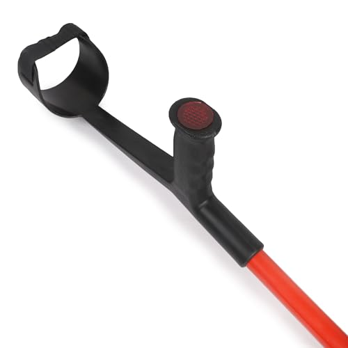 Image of Elbow Crutch For Walking /Patients /Fractured Leg /Injured People With Adjustable Height For Men And Women (Red)