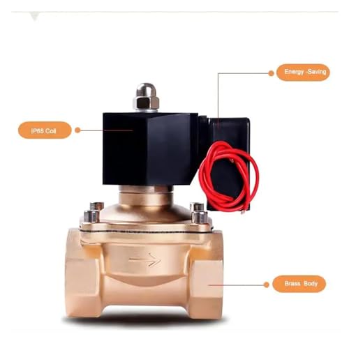 Électrovanne en Laiton 2" de haute précision non chaude 24V - 6
