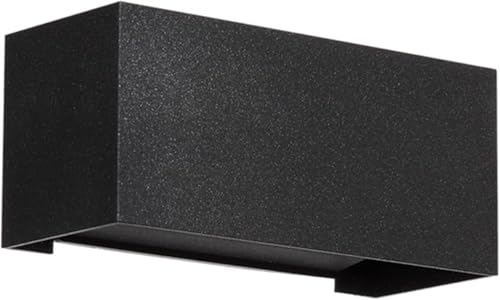 Applique extérieure en aluminium au style européen et finition lanterne noire