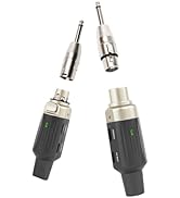 STRICH M4 UHF Wireless Microphone Transmitter and Receiver, 7-Channel Dynamic Microphone Adapter,...
