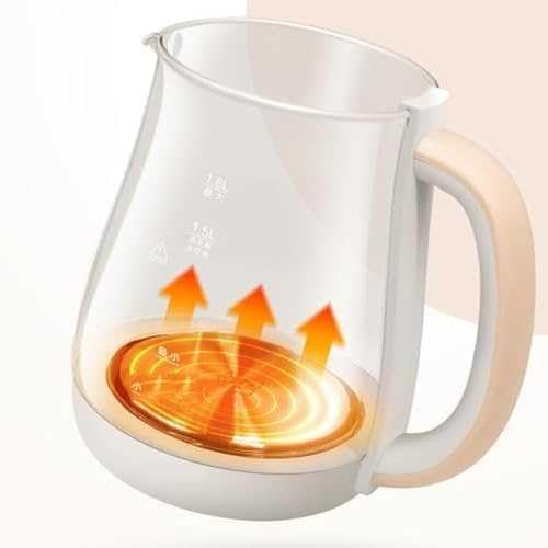 Olla eléctrica Health Pot 1.8L vidrio 800W multifunción miniatura 3