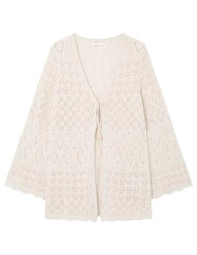 SPRINGFILED Maglione Polo a Maniche Lunghe Print S donna bianco