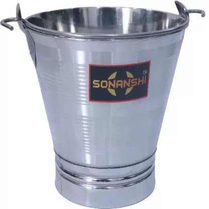 Sonanshi Stainless Steel Water Storing Bucket/Balti (10 litres) (B09NGMCXPN) Amazon Price History, Amazon Price Tracker