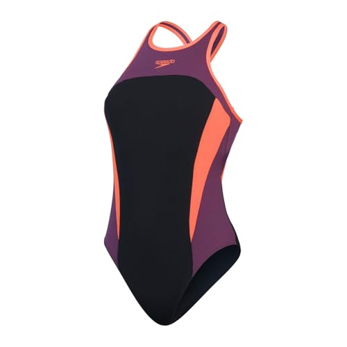 Maillot de bain col haut Speedo dos croisé avec maintien optimal pour piscine