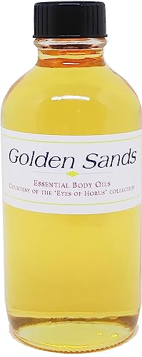 Golden Sands Scented Body Oil Fragrance [Regular Cap - Gold - 4 oz.] - ID34634
