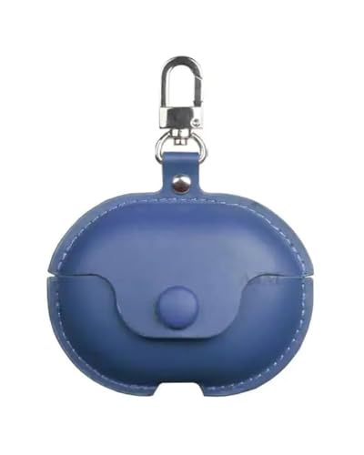 Image of AJM 360 Protection Shockproof Design Leather Case Compatible with Realme Air 5 (Navy Blue)