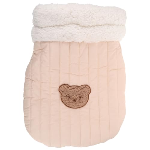 Totority 猫 ドリル 穴 猫 寝袋 バッグ 大きい 猫 居心地が良い 猫 ベッド 女の子 猫 アクセサリー 室内 ベッド 猫 ハムスター 暖かい カーキ