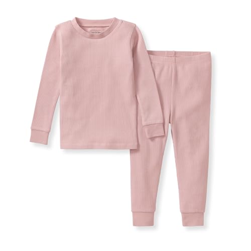 Burts Bees Baby Honeysoft Waffle Thermal Pajamas Organic Cotton & Lyocell Blend Breathable Buttery Soft Snug Fit Sizes 12M-12Y