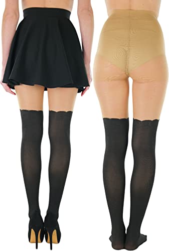 Image of ToBeInStyle Women's Cute Thigh High Printed Character Tights