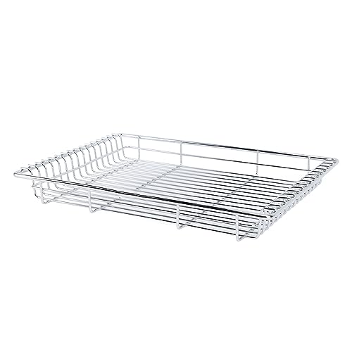 Cesta de drenaje compacta de acero inoxidable con rejilla duradera para secar platos 3