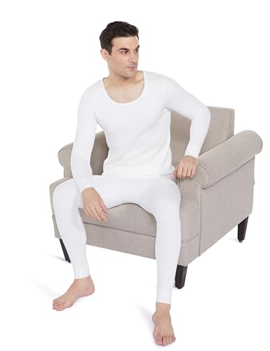 Image of Amazon Brand - Symbol Men Thermal Set (Top & Bottom) | Full Sleeve | Winter Wear | Body Warmer Set (Available in Plus Sizes)