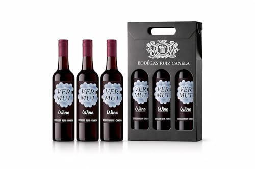 Vermouth Rojo Clásico Artesanal - Estuche 3 botellas - Bodegas Ruiz Canela - Tradicional de bodega - Vermouth Premium - Envio 24h.