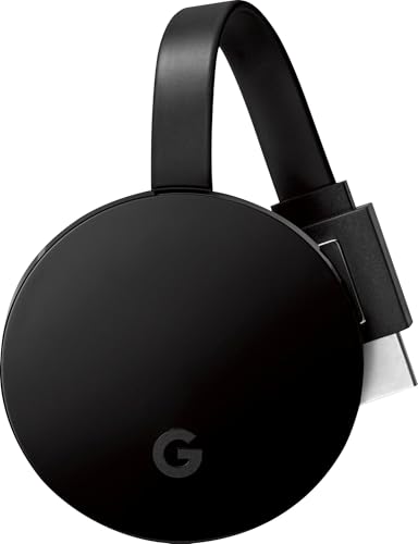 Image of Google Chromecast Ultra 4K Streaming Media Player - Black