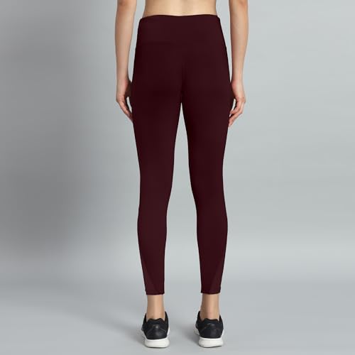 Image of Mehrang Gym wear Mesh Legging Workout Pants with Side Pockets /Stretchable Tights /Highwaist Sports Fitness Yoga Track Pants for Women & Girls