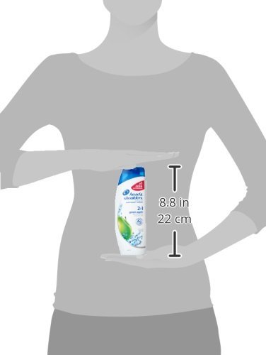 Miniatura 5 de Head & Shoulders Champú 2 en 1 para la caspa + acondicionador, manzana verde, 13.5 onzas (paquete de 4)
