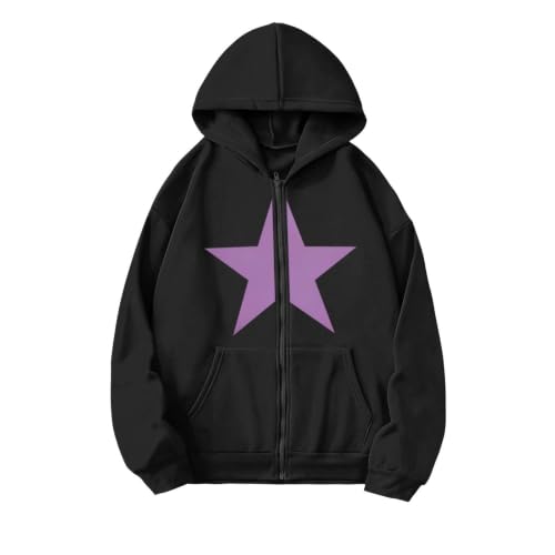 Girls Cute Graphic Fleece Zip Up Hoodie Lightweight Hooded Sweatshirt - image 4